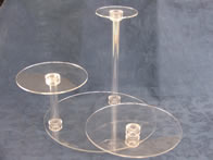 Three Tier acrylic offset